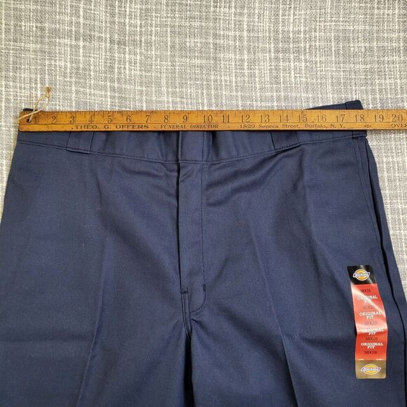 Dickies 874 Pants Original Work School Skater Straight Leg Navy Men's 38x28 - Picture 5 of 14